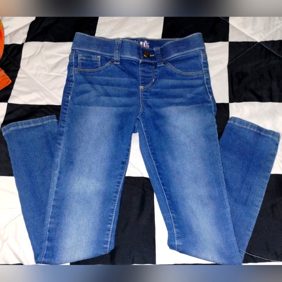 YMI Girl Pull On Jean Leggings Size 8 EUC - Picture 1 of 5